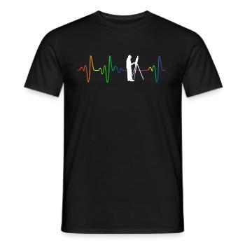 Homosexual Artist - Männer T-Shirt - Schwarz - Vorne - AI Model Male 178 light (178cm)