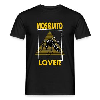Mosquito Lover - Komarac, Komar, Malaria Mosquito - Men's T-Shirt - black - Front - AI Model Male 178 light (178cm)