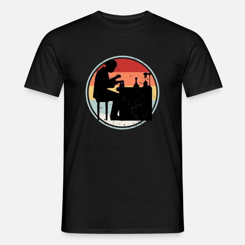 Microbiologist VINTAGE COLLECTION - Männer T-Shirt - Schwarz