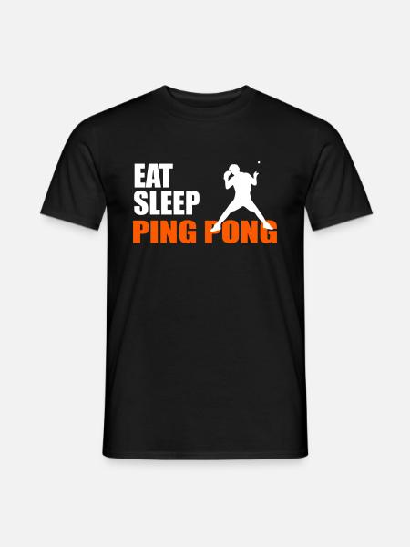 EAT. SLEEP. PING PONG. REPEAT. - Men's T-Shirt - black