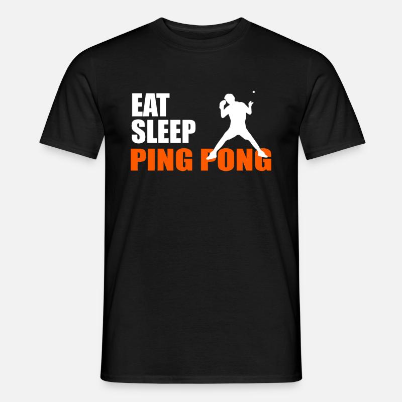 EAT. SLEEP. PING PONG. REPEAT. - Men’s T-shirt - black