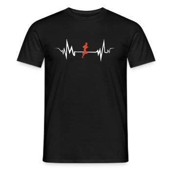 marathon - T-shirt homme - noir - Devant - AI Model Male 178 light (178cm)