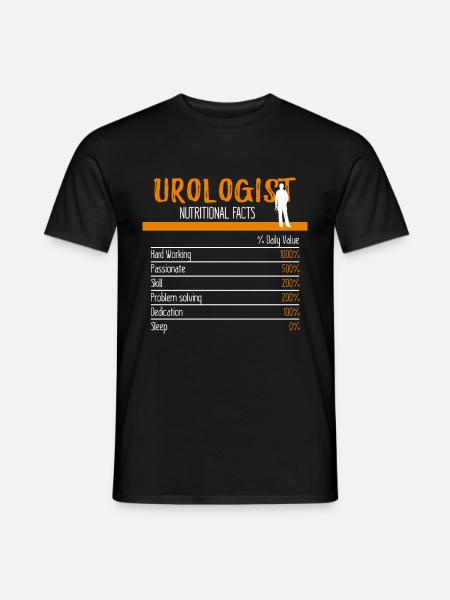 Ingrédients d'urologue - T-shirt homme - noir