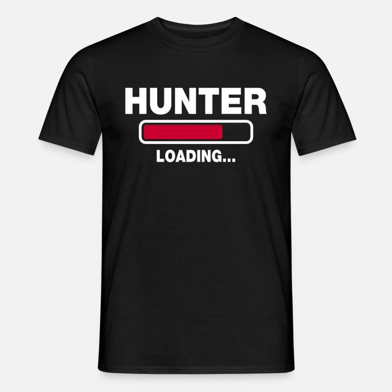 Hunter - Männer T-Shirt - Schwarz