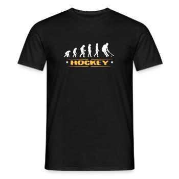 EVOLUTION HOCKEY - Men's T-Shirt - black - Front - AI Model Male 178 light (178cm)