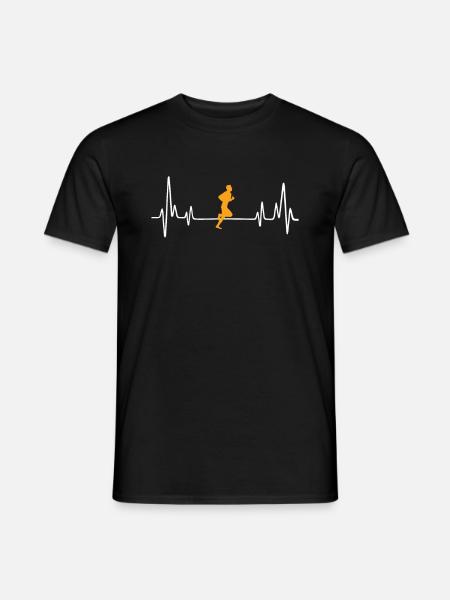 jogging tee present idea - Männer T-Shirt - Schwarz