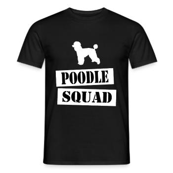 join the poodle squad - Männer T-Shirt - Schwarz - Vorne - AI Model Male 178 light (178cm)