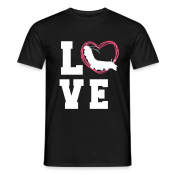 Chemise Caterpillar pour femme - T-shirt homme - noir - Devant - AI Model Male 178 light (178cm)