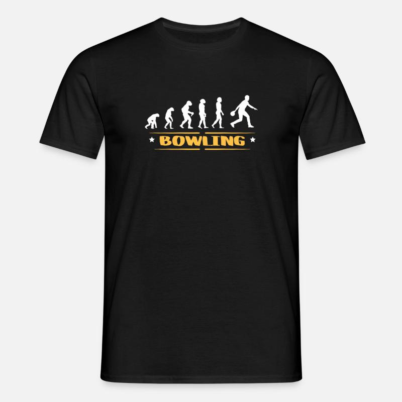 EVOLUTION BOWLING - Men's T-Shirt - black