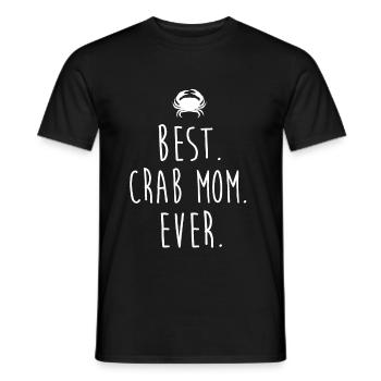 CRAB SHIRT FOR YOUR MOTHER - Männer T-Shirt - Schwarz - Vorne - AI Model Male 178 light (178cm)