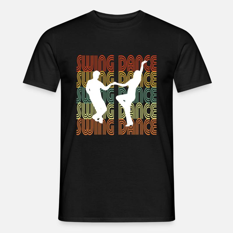 SWING DANCE - Männer T-Shirt - Schwarz