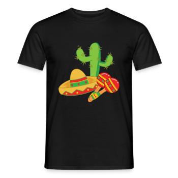 Mexiko - Design Shirt - Männer T-Shirt - Schwarz - Vorne - AI Model Male 178 light (178cm)