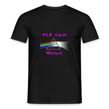 RGB Color Mixing - - Männer T-Shirt - Schwarz - Vorne - AI Model Male 178 light (178cm)