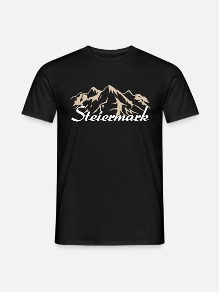 Steiermark Österreich Geschenk - Männer T-Shirt - Schwarz