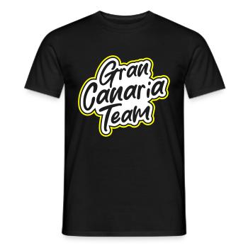 L’équipe de Gran Canaria - T-shirt homme - noir - Devant - AI Model Male 178 light (178cm)