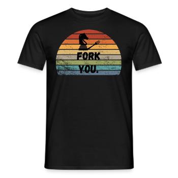 Schach Spruch Geschenk Schachmatt Queens Gambit - Männer T-Shirt - Schwarz - Vorne - AI Model Male 178 light (178cm)