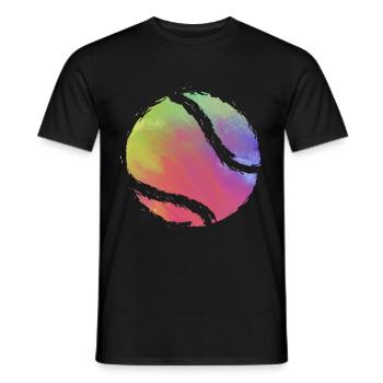 Tennis - T-shirt homme - noir - Devant - AI Model Male 178 light (178cm)