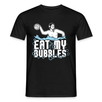 Waterpolo - T-shirt homme - noir - Devant - AI Model Male 178 light (178cm)