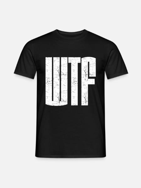 WTF - Men's T-Shirt - black