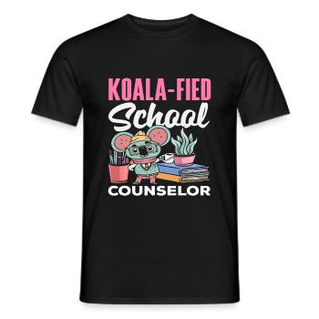 Koala-Fied Schulberater Stilvoll - Männer T-Shirt - Schwarz - Vorne - AI Model Male 178 light (178cm)