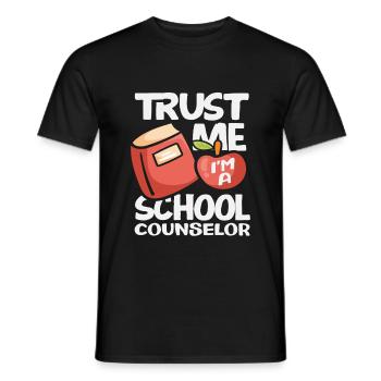 Vertraue Mir Ich Bin Schulberater - Männer T-Shirt - Schwarz - Vorne - AI Model Male 178 light (178cm)