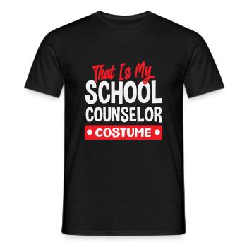 Das Ist Mein Schulberater Kostüm - Männer T-Shirt - Schwarz - Vorne - AI Model Male 178 light (178cm)