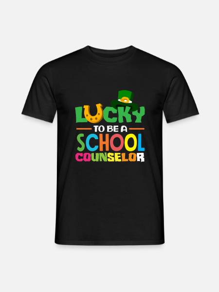 Glücklich Als Schulberater Sein - Männer T-Shirt - Schwarz