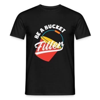 Sei Ein Eimerfüller Schulberater - Männer T-Shirt - Schwarz - Vorne - AI Model Male 178 light (178cm)