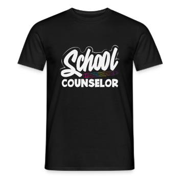Schulberater Inspiration Bunt - Männer T-Shirt - Schwarz - Vorne - AI Model Male 178 light (178cm)