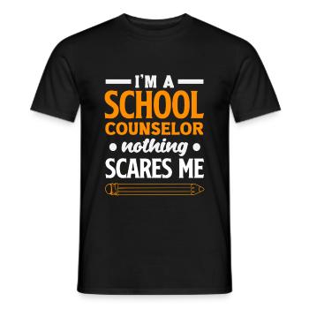 Ich Bin Schulberater Nichts Schockiert Mich - Männer T-Shirt - Schwarz - Vorne - AI Model Male 178 light (178cm)