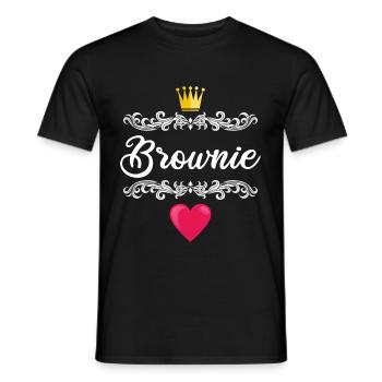 Brownie Blondie cheveux couleur cheveux idée de cadeau - T-shirt homme - noir - Devant - AI Model Male 178 light (178cm)