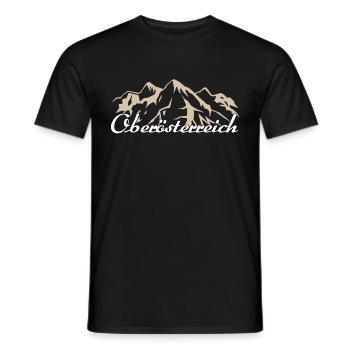 Oberösterreich Österreich Heimat Geschenk - Männer T-Shirt - Schwarz - Vorne - AI Model Male 178 light (178cm)