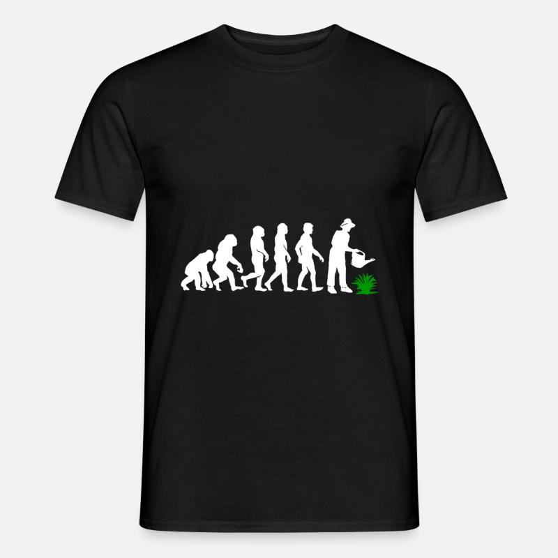 Evolution gardener garden - Men’s T-shirt - black