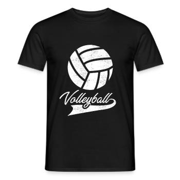 Joueur de volleyball de volleyball - T-shirt homme - noir - Devant - AI Model Male 178 light (178cm)