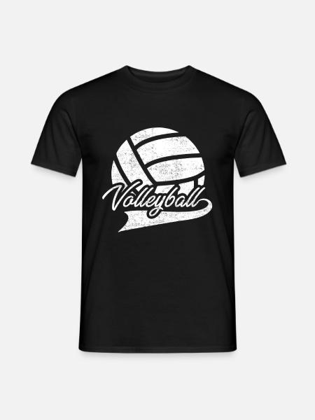Volleyball volleyball - Mænd T-shirt - sort