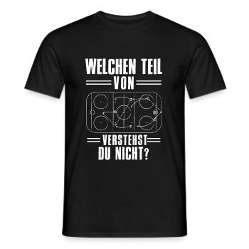 Welchen Teil von verstehst du nicht Eishockey - Männer T-Shirt - Schwarz - Vorne - AI Model Male 178 light (178cm)