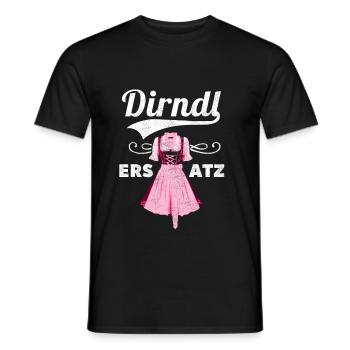 Dirndl Replacement - Men's T-Shirt - black - Front - AI Model Male 178 light (178cm)
