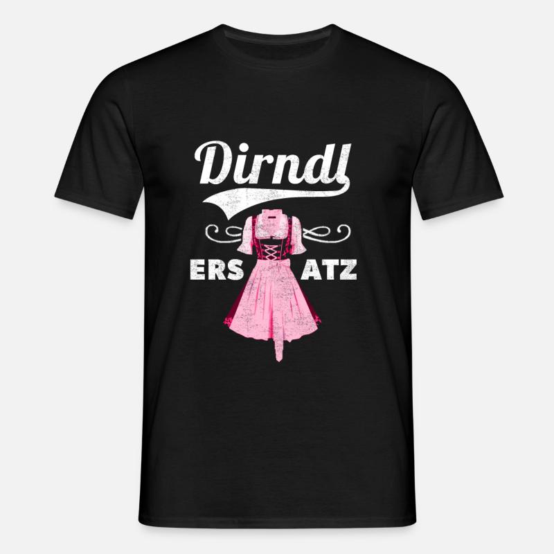 Dirndl Replacement - Men's T-Shirt - black
