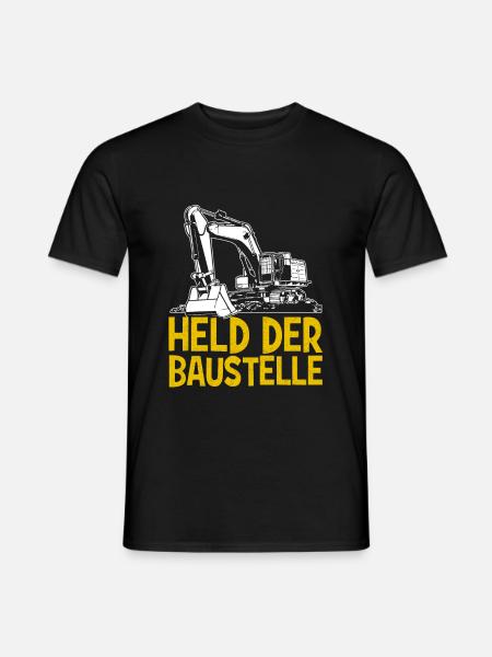 Held der Baustelle - Männer T-Shirt - Schwarz