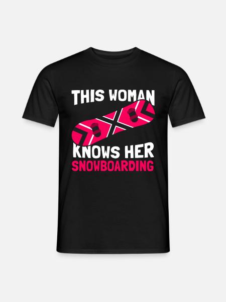 Snowboard Snowboarder Snowboarding - Men's T-Shirt - black