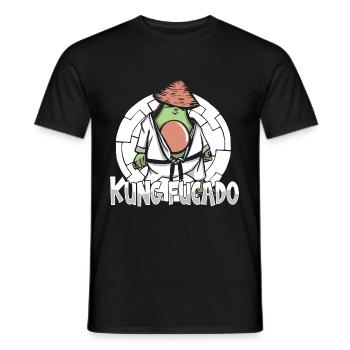 Kung-fu - T-shirt homme - noir - Devant - AI Model Male 178 light (178cm)