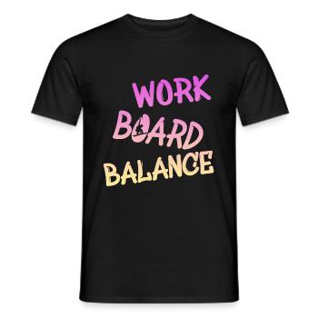 Snowboarding Snowboarder Snowboard Grab Freestsyle - Männer T-Shirt - Schwarz - Vorne - AI Model Male 178 light (178cm)