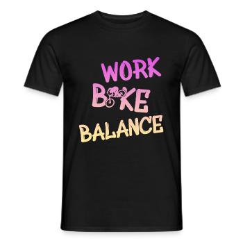 Cooles Geschenk für Biker - Männer T-Shirt - Schwarz - Vorne - AI Model Male 178 light (178cm)