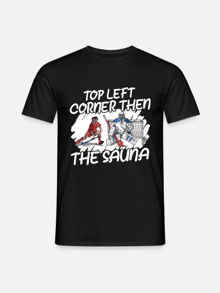 Feldhockey - Männer T-Shirt - Schwarz
