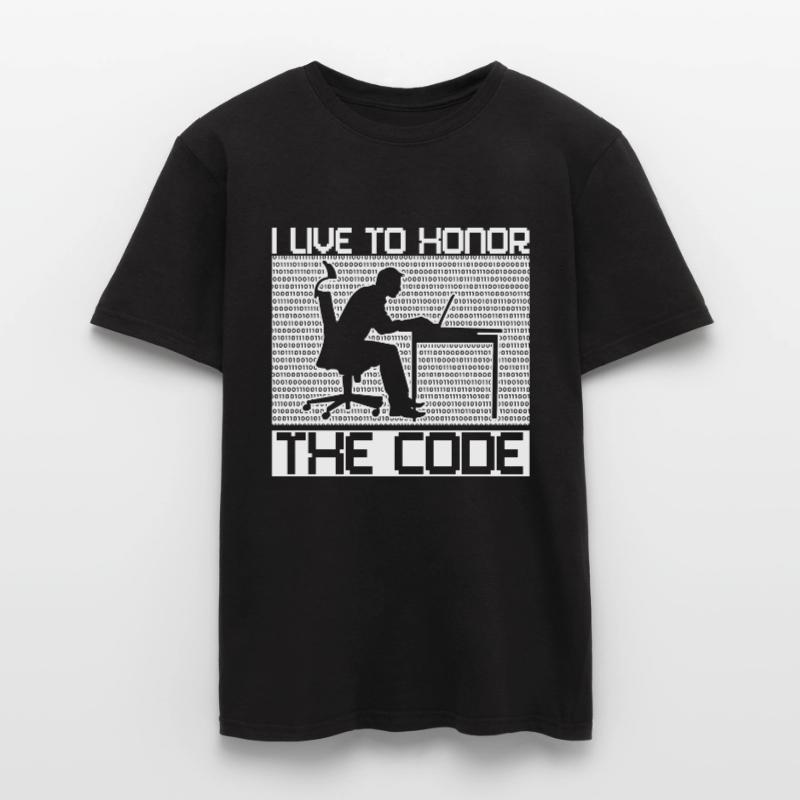 Programmeur Coder Développeur de logiciels T-shirt homme