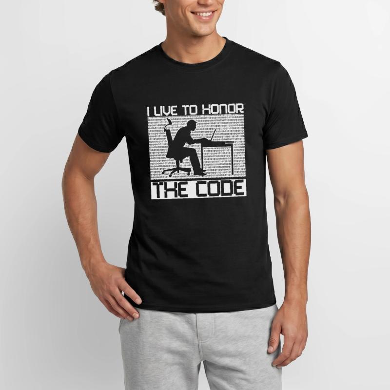 Programmeur Coder Développeur de logiciels T-shirt homme