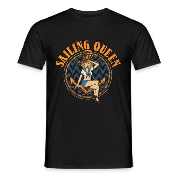Voilier Voilier Sailor - T-shirt homme - noir - Devant - AI Model Male 178 light (178cm)
