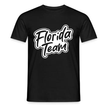Florida Team - Men's T-Shirt - black - Front - AI Model Male 178 light (178cm)