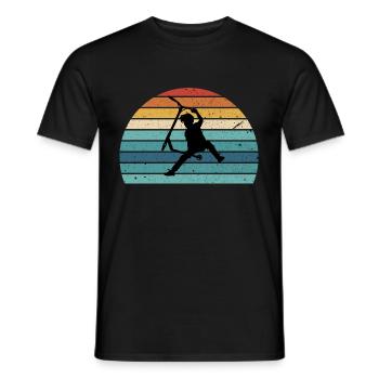 Freestyle-Roller - Männer T-Shirt - Schwarz - Vorne - AI Model Male 178 light (178cm)