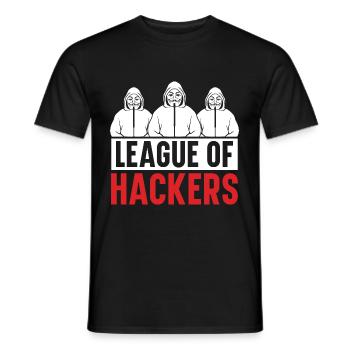 Programmeur Coder Développeur de logiciels - T-shirt homme - noir - Devant - AI Model Male 178 light (178cm)